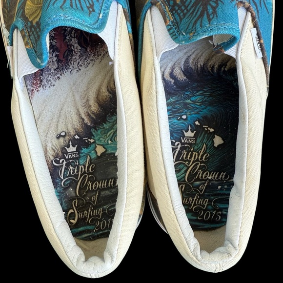 Vans Triple Crown of Surfing 2015 slip ons shoe men’s size 13 - Picture 7 of 10
